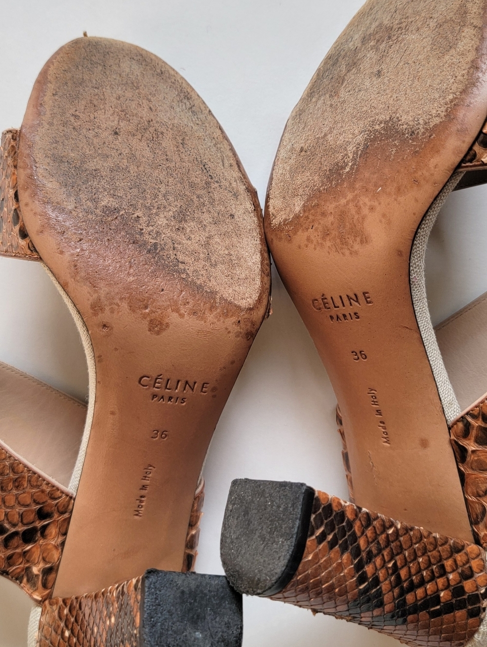 Celine Paris heels sandals Sz 36 - Picture 6 of 10